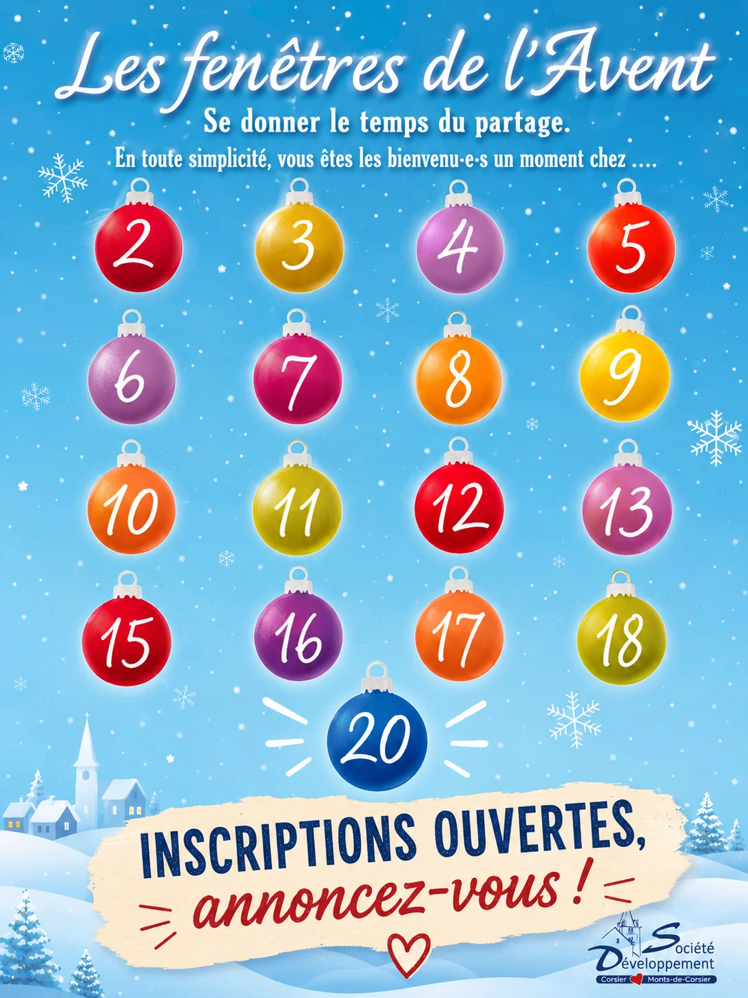 Fenêtres de l&rsquo;Avent 2026